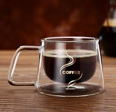 Double Wall Glass Coffee Mugs