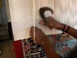 making a handmade wool carpet jaipur