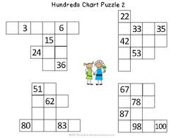 Hundreds Chart Fill Ins And Puzzles