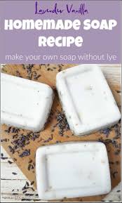 lavender vanilla homemade soap recipe