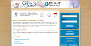 My Chart Reliantmedicalgroup Mychart Login Page