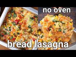 vegetable bread lasagna without oven