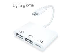 Otg Double Usb To Lightning Adapter Converter Midi Piano Keyboard Camera Adapter For Iphone 11 Ipad Xs Max Xr X 8 7 6 6s 5 5s Se Ios 13 Newegg Com