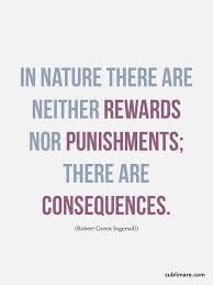 Image result for consequences quotes