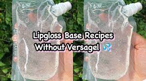 diy lipgloss base recipes without