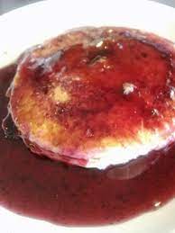 Twinberry syrup on my pancakes. Purple all.the way. | Food, Pancakes,  Desserts