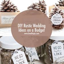 diy rustic wedding ideas on a budget