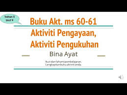 Related image language worksheets english worksheets for. Bahasa Melayu Sjk Thn 2 U9 Buku Akt Ms 60 61 Akt Pengayaan Pengukuhan Youtube