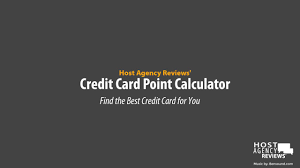 Free Credit Card Points Calculator Comparison Sheet
