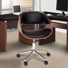 Transform your space and give visitors totransform your space and give visitors to your home or business something visually stimulating with this unique lounge chair. A Testament To The Blend Of Form And Function The Olmstead Mid Back Office Chair Revisits Retro Office S Modern Office Chair Leather Office Chair Office Chair