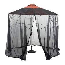 Patio Umbrella Insect Net Canopy