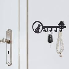 Cat Dog Key Holder Hooks House Storage