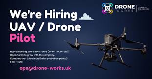 we re hiring uav drone pilot