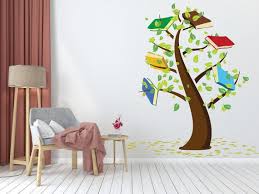 Library Tree Wall Art Decals Library
