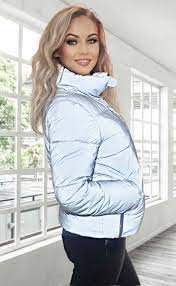 Теплая куртка женская светящаяся в темноте купить в Москве в интернет  магазине недорого, КурткаЖ18140-413