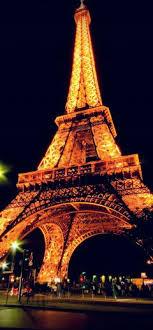 Bc23 Eiffel Tower Paris Night Art