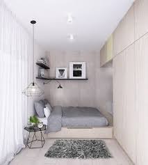 small bedroom ideas podium bed wardrobe