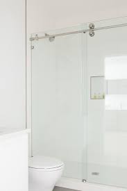 Seamless Glass Shower Doors On Rails