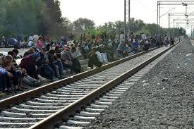 Image result for PHOTOS OF MASSIVE REFUGEES MOVING