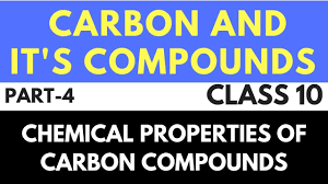 chemical properties of carbon compounds