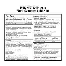mua mucinex children s multi symptom