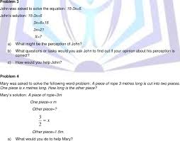 equation and word problem