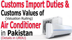 custom duty on air conditioners in