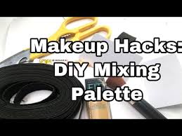 diy makeup mixing palette beginner