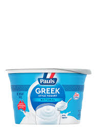 pauls greek style natural yoghurt 100g