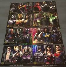 It contained all of the previously released dlc packages. Team Cards Foil League Assassins Suicide Squad Injustice Gods Among Us Arcade Diashisolutions Com