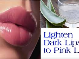 how to get rid of dark lips using aloe vera