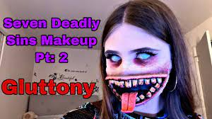 seven deadly sins gluttony makeup look