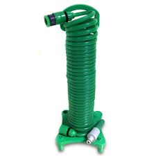 china garden coil hose with wall holder