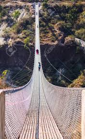 One Of The Newest And Longest Suspension Bridges In Pokhara... Stock Photo,  Picture And Royalty Free Image. Image 101109249.