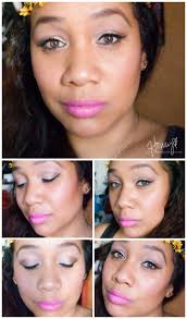 summer makeup tutorial featuring colour