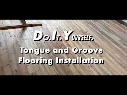 diy installing tongue and groove wood