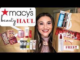 huge beauty haul macys friends