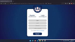 registration page using html css
