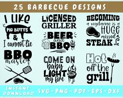 barbecue svg bundle 25 designs bbq