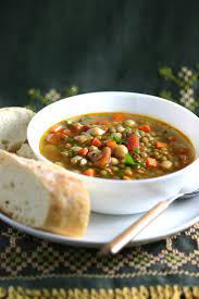 middle eastern green lentil soup