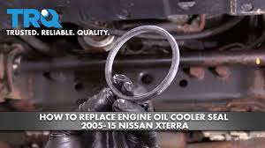 how to replace engine oil cooler seal