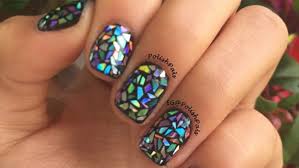 shattered gl nail art is the hottest