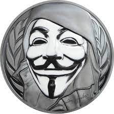 5 Dollars GUY FAWKES MASK Anonymous V ...