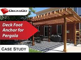 Building A Pergola On Paver Patio With