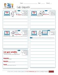 Awesome Science Lab Investigation Report Template
