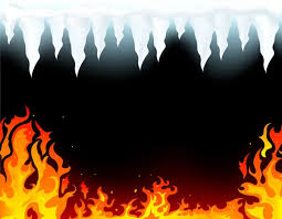 Fire And Ice Vector Art Stock Images