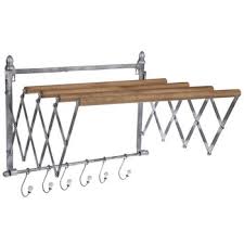 Galvanized Metal Wall Rack Galvanized