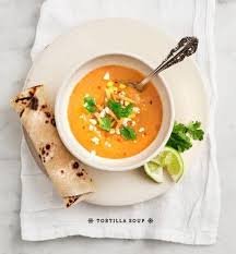 creamy tortilla soup recipe love and