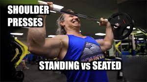 seated vs standing shoulder press