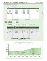 Debt Reduction Calculator Debt Snowball Calculator